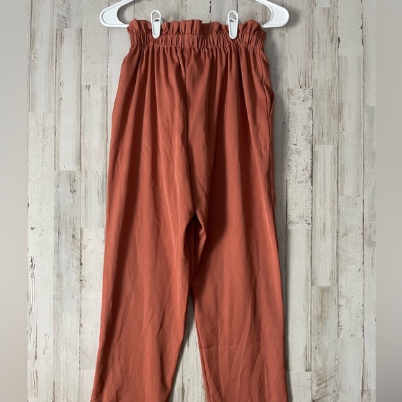 Sienna Sky High Rise Paper Bag Trousers Medium - Picture 4 of 9